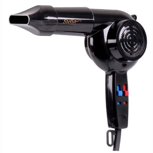 Stella 4salon 1875 Watt Easy Dryer Black #9977