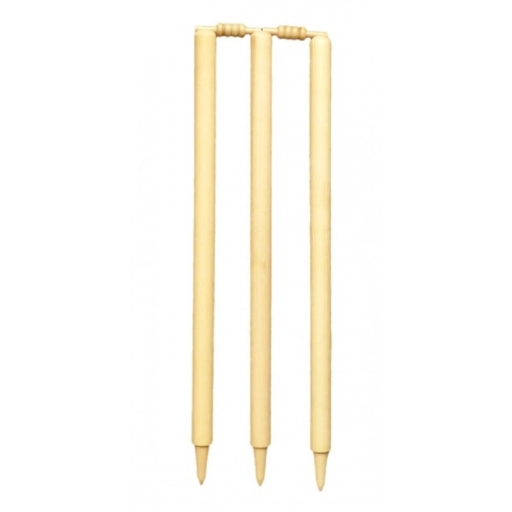 carta WC Football made english ash county cricket wickets, White, One size