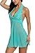 Avidlove Women Halter Lace Babydoll Mesh Sexy Lingerie Set Nightwear, Medium, Green Eba