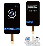 YOUSHARES iPhone Qi Wireless Charging Receiver, 1A Lighting Port Module, make Apple iPhone 7 7 Plus, 6s 6s Plus 6 6 Plus Universal to GMC Chevy Jeep In-Car Wireless Charger, IKEA, Starbucks, McDonalds