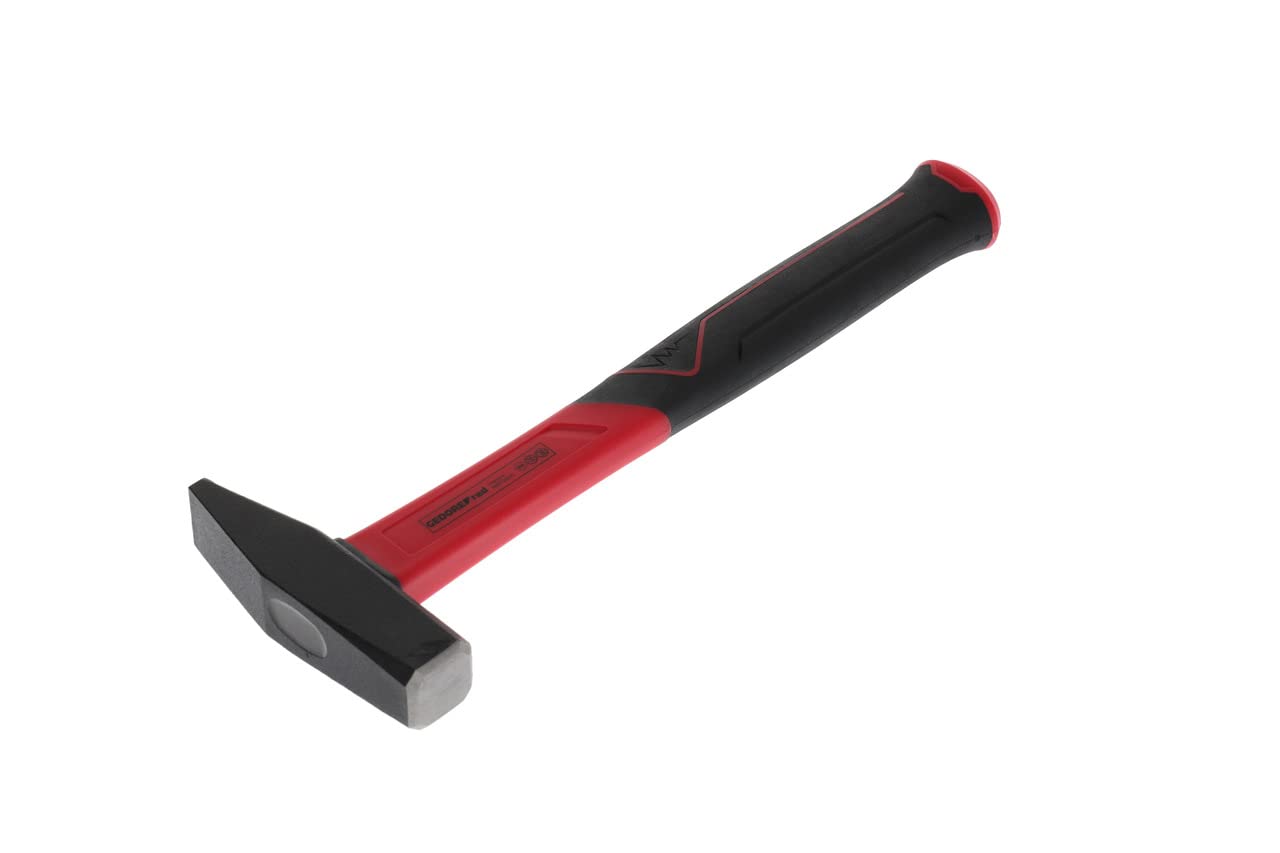 GEDORE red Engineer’s hammer with fibreglass handle, 500 g head weight, Hammer with fibreglass handle, Tool, Forged, R92120020
