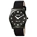 Invicta Men's 5140 Slim Collection Round Black Leather Watch