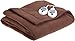 SoftHeat by Perfect Fit | Luxury Fleece Electric Heated Blanket with Safe & Warm Low-Voltage Technology (Twin, Chocolate)