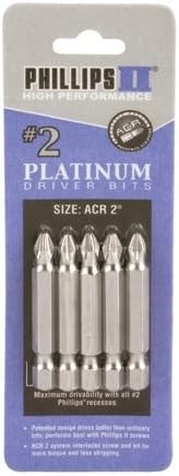 (3-80202) #2 Phillips with ACR Bit 2" 6pk