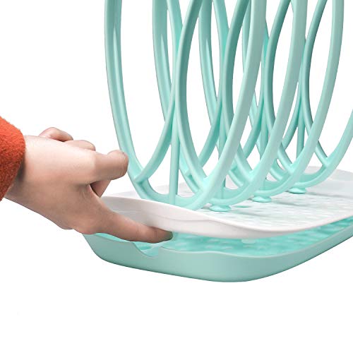 Bottle Drying Rack and Dish Dryer BFA Free, Baby Bottle Nipple Shelf Cup Holder and Feeding Bottles Drying Holder for Toddler Infants