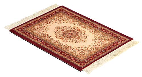 Beautiful Persian Rug Mouse Pad, Office Decor Desktop Oriental Rug, Computer Mousepad, Persian Desk Rug Coaster Mouse Pad - Thumbnail 7