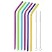 REGULAR SIZE Silicone Straws for 20 and 30 oz Yeti/Rtic Tumbler- Extra Long Flexible Curved Drinking Straws with Cleaning Brushes Bundle 6 Pack- Reduce Plastic Pollution