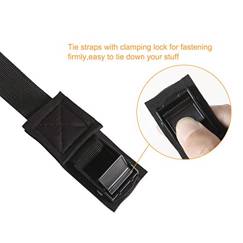 10ft Tie Down Straps, 1 inch Heavy Duty Lashing Straps up to 800lbs