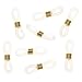 Beadaholique Ends for Eyeglass Chain/Holder, 24 Pieces, Gold Tone