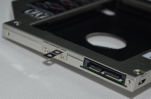 Deyoung 2nd HDD SSD Hard Drive Caddy for Dell Latitude E4300 E4310 with Original Bezel + Mounting Bracket