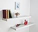 HAO ALWAYS DO BETTER Set of 2 Modern 10 Inch Depth Shelf for The Wall Wood Wall-Mounted Storage Shelf MDF Display Shelving Approx 36