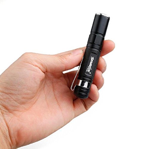 Boomable Super Bright Zoomable CREE Q5 LED Flashlight 3500 Lumens Mini Flashlight 3 Mode Torch 1AAA Battery