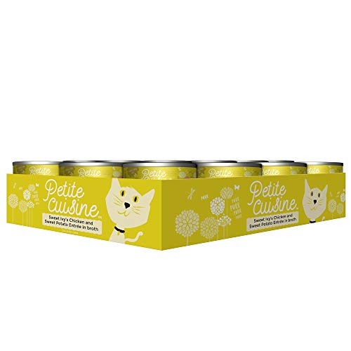 PETITE CUISINE Grain-Free Wet Cat Food, Sweet Ivy's Chicken & Sweet Potato, 24 cans 2.8 oz - //medicalbooks.filipinodoctors.org