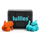 Lullies Ear Plugs - 2 Pairs (SkyBlue and Volcano) Noise Cancelling Reusable Earplugs for Sleeping