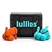 Lullies Ear Plugs - 2 Pairs (SkyBlue and Volcano) Noise Cancelling Reusable Earplugs for Sleeping