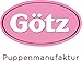 Gotz Denim Overalls with Flower Print Blouse, Matching Belt & Shoes for 18 to 19.5