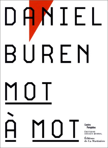 Daniel Buren, mot à mot