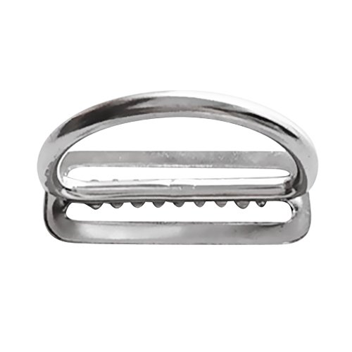 Qfauto Stainless Steel Weight Belt Keeper with D-Ring Fit for Scuba Diving Dive Water Sport