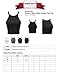 Women's Basic Ribbed Cropped Tank Top Burgundy M Size