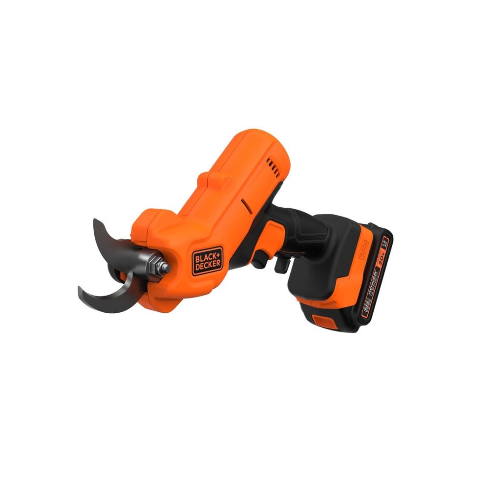Photo 1 of BLACK+DECKER 20V MAX* Cordless Pruner Kit, Power Pruning Shears, Battery and Charger Included (BCPR320C1)