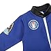 Halloween Astronaut Costume for Kids Role Play Child NASA Flight Jumpsuit Costumes Blue XL