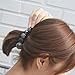 Meilliwish Noble Retro Women Banana Hair Clip 1 PCS(XA10)(Black)