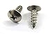 No. 8 x 1 Stainless Truss Head Phillips Wood Screw, (100 pc), 18-8 (304) Stainless Steel Sheet Metal Screws, Type A Point, Plain Finish by Bolt Dropper