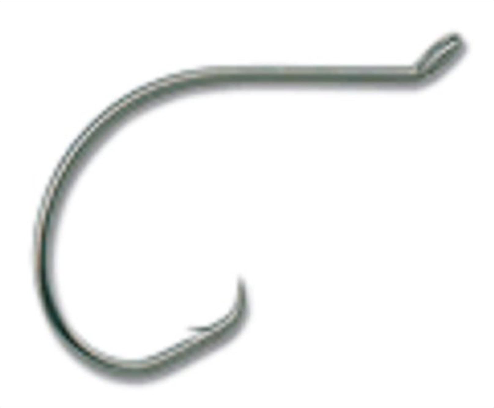 Mustad Demon Perfect Circle, in-Line 1X Fine Wire - Black Nickel-Size 2/0 - Pack of 25