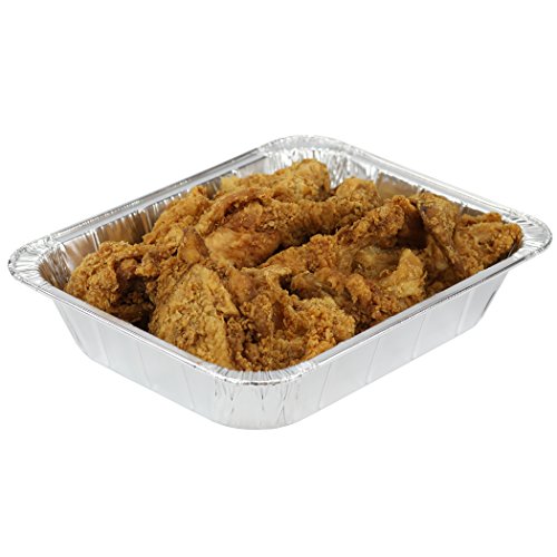 Simply Deliver Aluminum Steam Table Pan, Half-Size, Deep, 45 Gauge, 80-Count