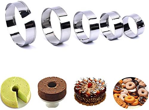 Round Cookie Cutter Set Stainless Steel Biscuit Cookie Cutters Set Cake Cutter Round Cutters For Baking Ring Cookie Cutter
