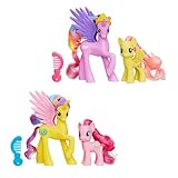 My Little Pony Princess Pack Set - Princess Gold Lily & Pinkie Pie and Princess Sterling & Fluttershy