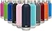 Simple Modern 17oz Bolt Water Bottle - Vacuum Insulated Swell Sweat Proof 18/8 Stainless Steel Flask - Navy Hydro Travel Mug - Deep Ocean