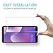 KuGi Huawei Y7 2018/Y7 Prime 2018 Screen Protector, 9H Hardness HD Bubble Free High Responsivity Tempered Glass for Huawei Y7 2018/Y7 Prime 2018 Phone(Clear)[2 Pack]