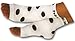 PEDI SOX Black and White Polka Dot 1 pair