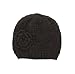 Milani Women's Warm Fashion Hand Knit Beanie Cap with Crochet Flower Design in Brown