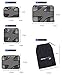 Packing Cubes-4 Set Travel Luggage Packing Organizers with Laundry Bag (Gray)