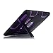 iPad 2/3/4 Case - MagicSky Heavy Duty Shock-Absorption Rugged Hybrid Case Cover for iPad with Retina Display (iPad 4), iPad 3, iPad 2 - Purple/Black
