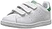 adidas Originals Kids Stan Smith Sneaker, FTWR White/FTWR White/Green, 10 US Unisex Toddler