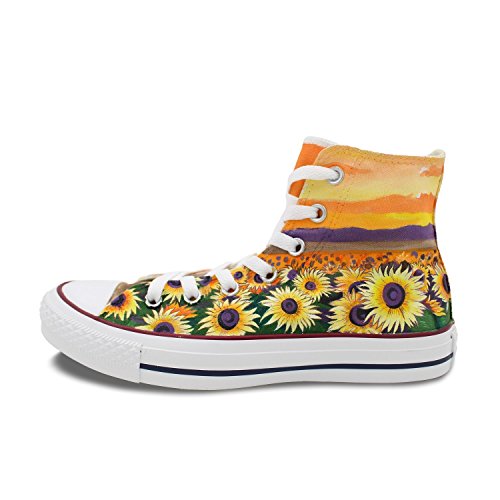 sunflower painted converse