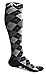 A-Swift Compression Socks for Women & Men - Black Argyle, Large