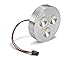 LEDQuant 3 Watt Dimmable Under Cabinet LED Light with Driver, Puck Light, Warm White