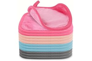 Ultra Soft Reusable Microfiber Wash Cloths for Face and Body, Gentle on All Skin Types, Quick Dry Multi-Purpose Towels, Rando