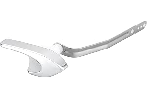 LAVISHSTREAM Toilet Handle for Kohler 87115-CP Left Trip Lever Service Kit, Toilet Handle Replacement Kit Side Mount, Toilet Tank Lever, 1-Pack Polished Chrome