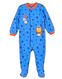 Comhoney Unisex-Baby Cotton Long Sleeve Footed Sleeper Pajamas