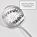 Newness Skimmer Slotted Spoon, Heavy Duty 304 Stainless Steel Slotted Spoon with Vacuum Ergonomic Handle, Comfortable Grip Design Strainer Ladle for Kitchen
