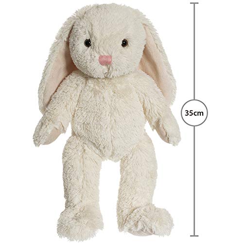 Teddykompaniet 2819 Kuscheltier Kaninchen Plüschhase „Nina“ cremeweiß – 33 cm – super Soft - Plüschtier für Babys… – Bild 5