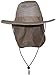Tropic Hats Summer Wide Brim Mesh Safari/Outback W/Neck Flap & Snap Up Sides