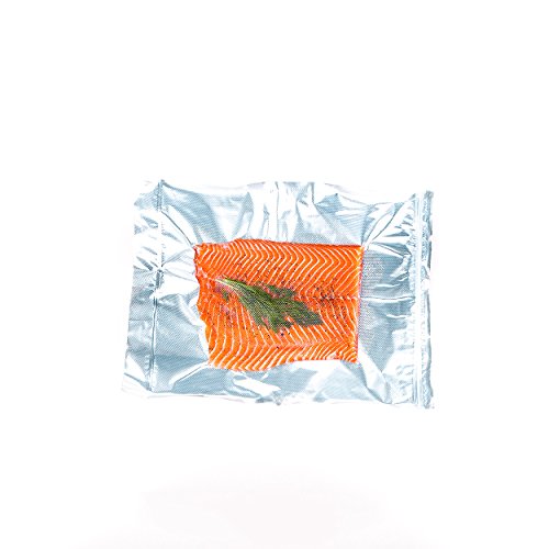 ShieldNSeal Vacuum Seal Bags (Clear and Metallic Zipper Bags, 11" x 23")