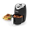 Salter-EK2817-Compact-Hot-Air-Fryer-with-Removable-Frying-Rack-2-L-1000-W-BlackSilver Salter EK2817 Compact 2L Hot Air Fryer, 1000W Fryer, Removable Frying Rack & 30 Minute Timer, Adjustable Temperature…