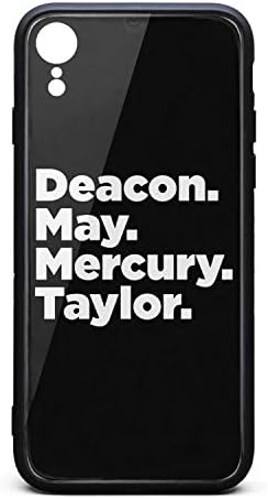 SDHAK Queen-Band-Lineup- Phone Case for iPhone Xr, Shock-Absorption Hard Back Cover Bumper Protective